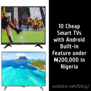 Cheap smart TVs with Built-in Under ₦200,000 in Nigeria