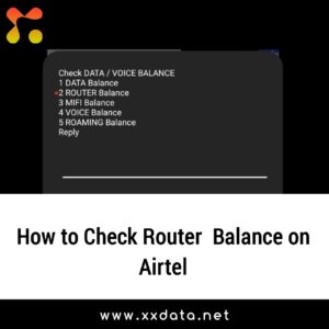 How to Check Router  Balance on  Airtel img