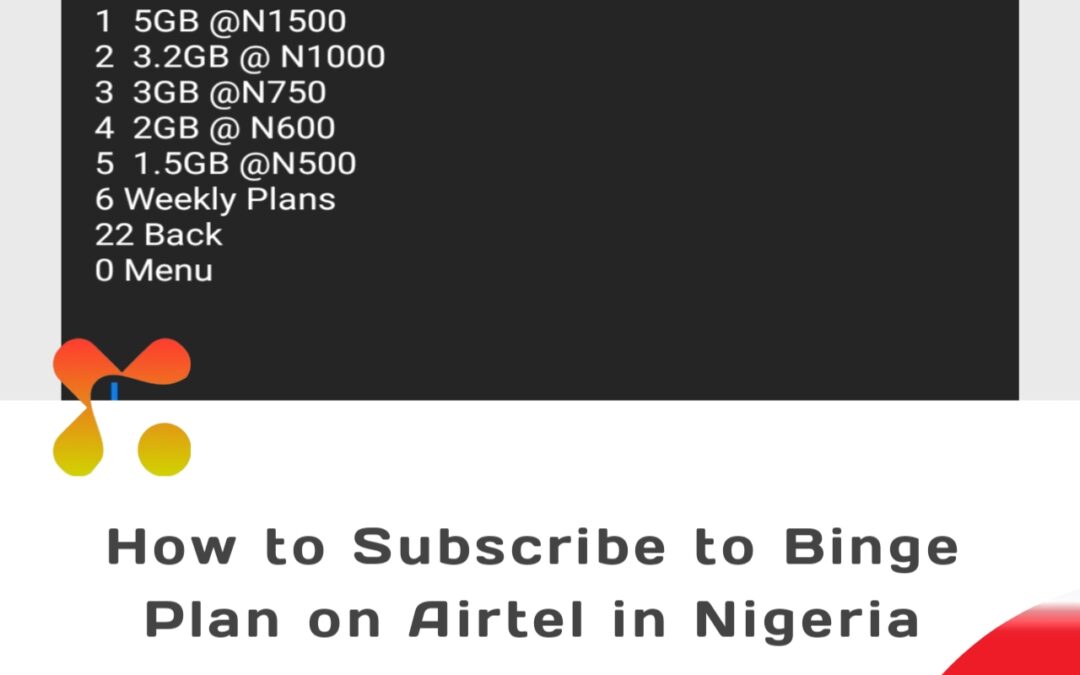 How to Subscribe to Binge Plan on Airtel in Nigeria img